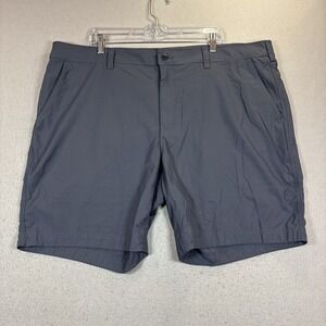 Duluth Trading Armachillo Chino Shorts Mens 46 Gray Nylon Standard Fit Hiking